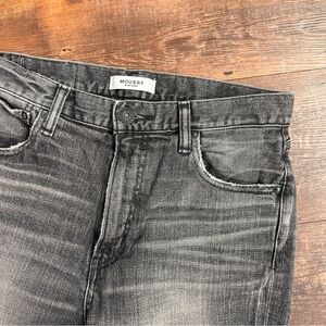 Moussy Vintage Faded Black Skinny Jeans